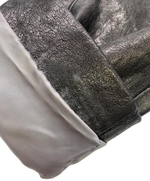 PS Paul Smith（ＰＳポールスミス）PS Paul Smith (ＰＳポールスミス) PS Paul Smith　レザーテーラードジャケット ブラック サイズ:Sの古着・服飾アイテム