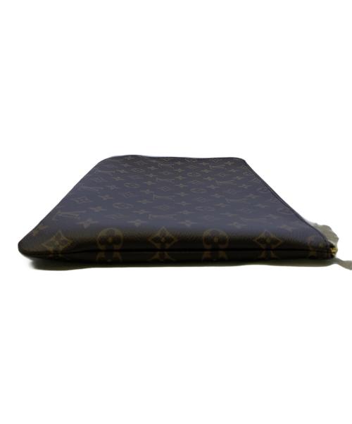 LOUIS VUITTON（ルイ ヴィトン）LOUIS VUITTON (ルイ ヴィトン) LOUIS VUITTON　モノグラム　エテュイ ヴォワヤージュGM ブラウン×レッドの古着・服飾アイテム