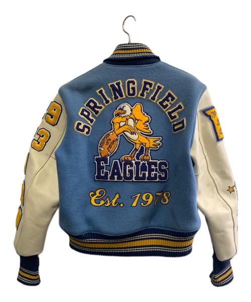 STYLE EYES（スタイルアイズ）STYLE EYES (スタイルアイズ) STYLE EYES　スタジャン ブルー サイズ:38の古着・服飾アイテム