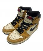 NIKEナイキ）の古着「Air Jordan 1 RETRO High Rookie of The Year」｜ブラウン×ホワイト