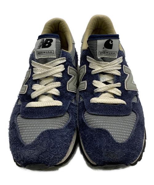 NEW BALANCE（ニューバランス）NEW BALANCE (ニューバランス) Carhartt WIP (カーハート ワークインプログレス) 990V1   ネイビー×グレー サイズ:25の古着・服飾アイテム
