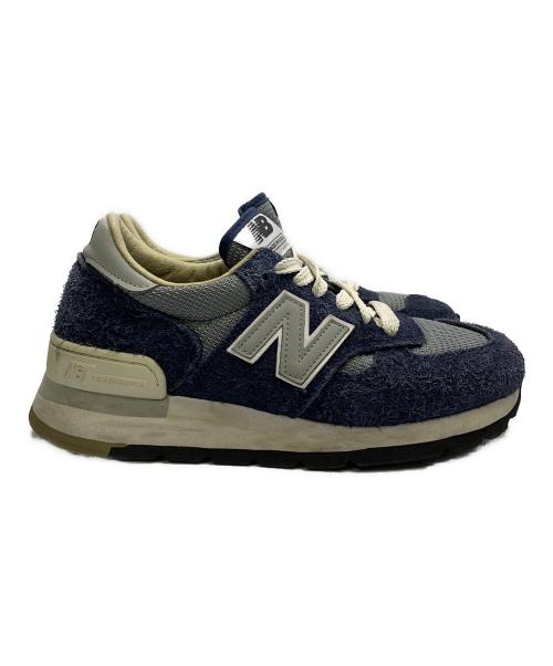 NEW BALANCE（ニューバランス）NEW BALANCE (ニューバランス) Carhartt WIP (カーハート ワークインプログレス) 990V1   ネイビー×グレー サイズ:25の古着・服飾アイテム