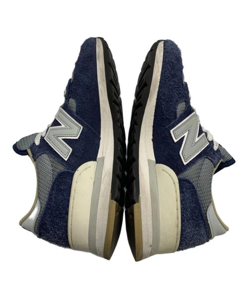 NEW BALANCE（ニューバランス）NEW BALANCE (ニューバランス) Carhartt WIP (カーハート ワークインプログレス) 990V1   ネイビー×グレー サイズ:25の古着・服飾アイテム