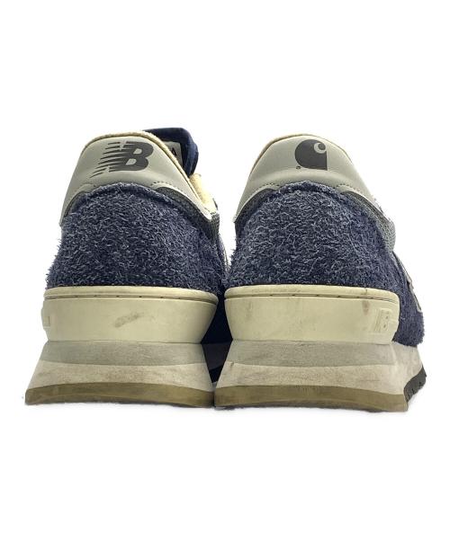 NEW BALANCE（ニューバランス）NEW BALANCE (ニューバランス) Carhartt WIP (カーハート ワークインプログレス) 990V1   ネイビー×グレー サイズ:25の古着・服飾アイテム