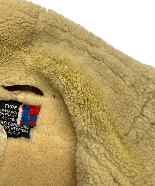SCHOTT BROS.（ショット）SCHOTT BROS. (ショットブロス) B-3フライトジャケット ブラウン サイズ:42の古着・服飾アイテム