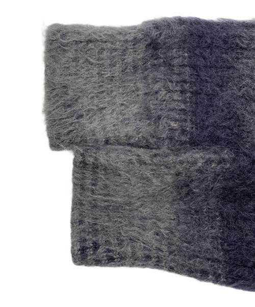 JIL SANDER（ジルサンダー）JIL SANDER (ジルサンダー) JIL SANDER　ボーダー　厚手ニット ネイビー×グレー サイズ:46の古着・服飾アイテム