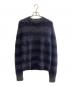 JIL SANDER（ジルサンダー）の古着「JIL SANDER　ボーダー　厚手ニット」｜ネイビー×グレー