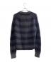 JIL SANDER (ジルサンダー) JIL SANDER　ボーダー　厚手ニット ネイビー×グレー サイズ:46：20000円