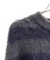中古・古着 JIL SANDER (ジルサンダー) JIL SANDER　ボーダー　厚手ニット ネイビー×グレー サイズ:46：20000円