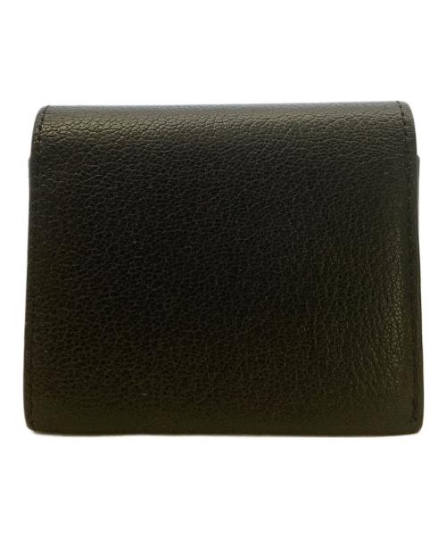 MOLINI（モリニ）MOLINI (モリニ) MOLINI　Bifold Compact Wallet ブラック×ブルーの古着・服飾アイテム