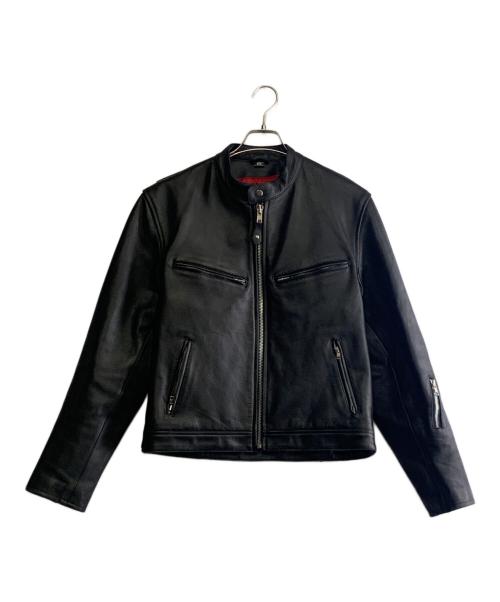 Liugoo Leathers（リューグーレザーズ）Liugoo Leathers (リューグーレザーズ) ライダースジャケット ブラック サイズ:LLの古着・服飾アイテム