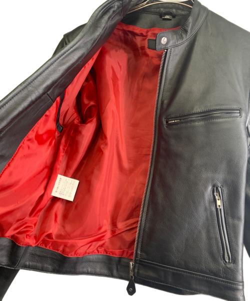 Liugoo Leathers（リューグーレザーズ）Liugoo Leathers (リューグーレザーズ) ライダースジャケット ブラック サイズ:LLの古着・服飾アイテム