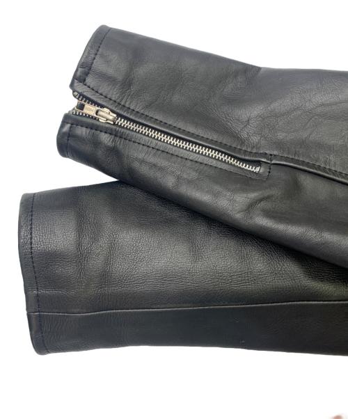 Liugoo Leathers（リューグーレザーズ）Liugoo Leathers (リューグーレザーズ) ライダースジャケット ブラック サイズ:LLの古着・服飾アイテム