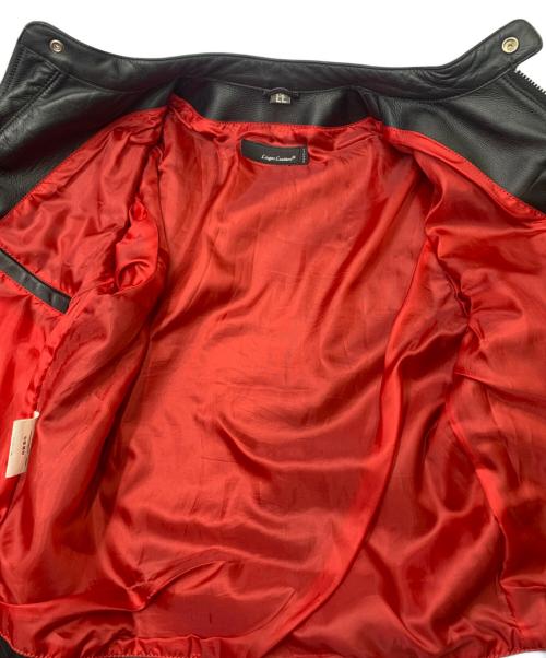 Liugoo Leathers（リューグーレザーズ）Liugoo Leathers (リューグーレザーズ) ライダースジャケット ブラック サイズ:LLの古着・服飾アイテム