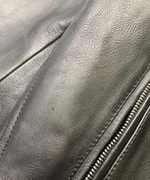 Liugoo Leathers（リューグーレザーズ）Liugoo Leathers (リューグーレザーズ) ライダースジャケット ブラック サイズ:LLの古着・服飾アイテム