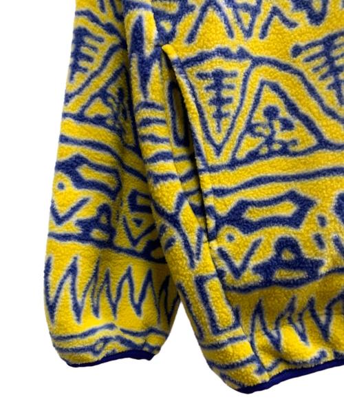 Patagonia（パタゴニア）Patagonia (パタゴニア) Patagonia　シンチラスナップT　スウィッチバック柄　99年製 USA製 イエロー×ブルー サイズ:XLの古着・服飾アイテム