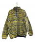 Patagonia（パタゴニア）の古着「Patagonia　シンチラスナップT　スウィッチバック柄　99年製 USA製」｜イエロー×ブルー