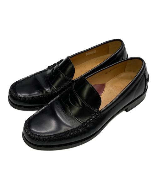 山陽山長（サンヨウヤマチョウ）山陽山長 (サンヨウヤマチョウ) コインローファー ブラック サイズ:7号の古着・服飾アイテム