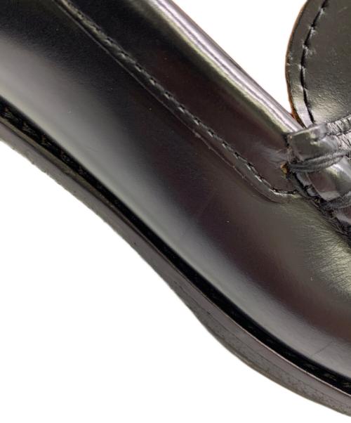 山陽山長（サンヨウヤマチョウ）山陽山長 (サンヨウヤマチョウ) コインローファー ブラック サイズ:7号の古着・服飾アイテム