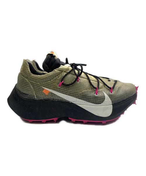 NIKE（ナイキ）NIKE (ナイキ) OFFWHITE (オフホワイト) Women's Vapor Street ブラック×ベージュ サイズ:28の古着・服飾アイテム