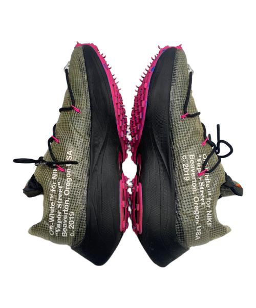 NIKE（ナイキ）NIKE (ナイキ) OFFWHITE (オフホワイト) Women's Vapor Street ブラック×ベージュ サイズ:28の古着・服飾アイテム