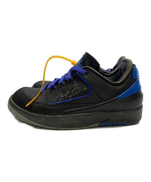 NIKE（ナイキ）NIKE (ナイキ) Air Jordan 2 Low  ブラック×ブルー サイズ:UK5.5の古着・服飾アイテム