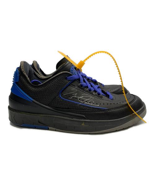 NIKE（ナイキ）NIKE (ナイキ) Air Jordan 2 Low  ブラック×ブルー サイズ:UK5.5の古着・服飾アイテム