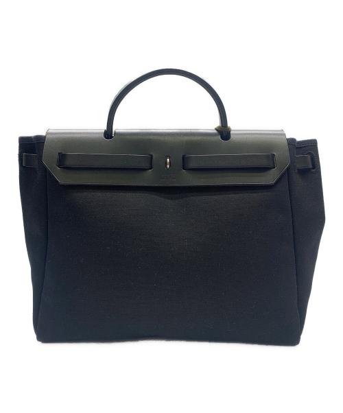 HERMES（エルメス）HERMES (エルメス) HERMES　エールバッグPM　2WAYバッグ ブラックの古着・服飾アイテム