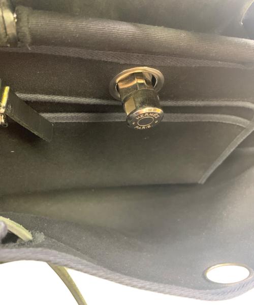 HERMES（エルメス）HERMES (エルメス) HERMES　エールバッグPM　2WAYバッグ ブラックの古着・服飾アイテム