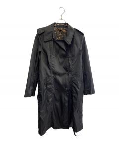中古・古着通販】FENDI (フェンディ) 袖ロゴレザーパイピングトレンチ