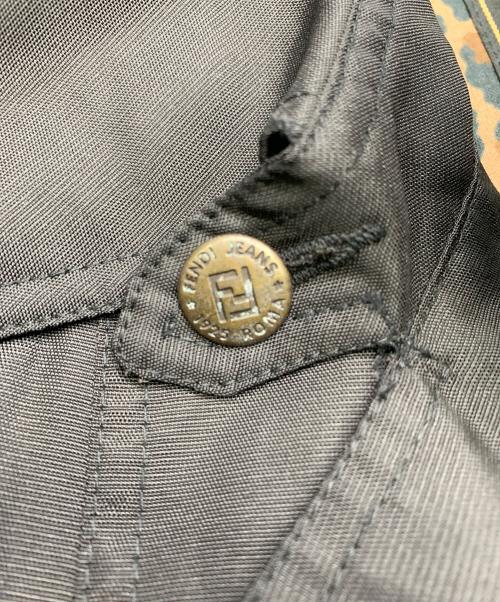 FENDI（フェンディ）FENDI (フェンディ) FENDI　トレンチコート ブラック サイズ:36の古着・服飾アイテム