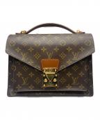 LOUIS VUITTONルイ ヴィトン）の古着「LOUIS VUITTON　モノグラム　モンソー　ショルダーバッグ」｜ブラウン