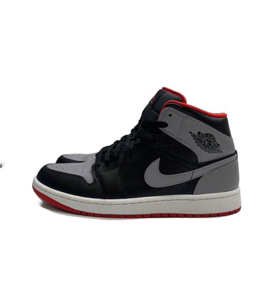 NIKE（ナイキ）NIKE (ナイキ) Air Jordan 1 Mid  レッド×グレー サイズ:UK　８の古着・服飾アイテム
