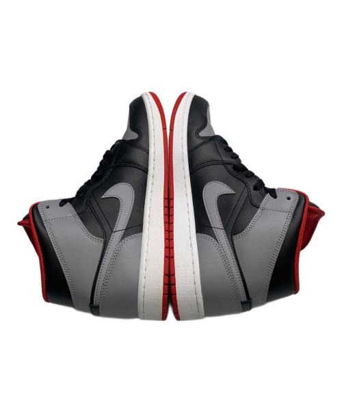 NIKE（ナイキ）NIKE (ナイキ) Air Jordan 1 Mid  レッド×グレー サイズ:UK　８の古着・服飾アイテム