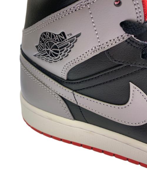 NIKE（ナイキ）NIKE (ナイキ) Air Jordan 1 Mid  レッド×グレー サイズ:UK　８の古着・服飾アイテム