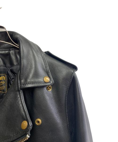 VANSON（バンソン）VANSON (バンソン) VANSON　ダブルライダースジャケット ブラック サイズ:36の古着・服飾アイテム