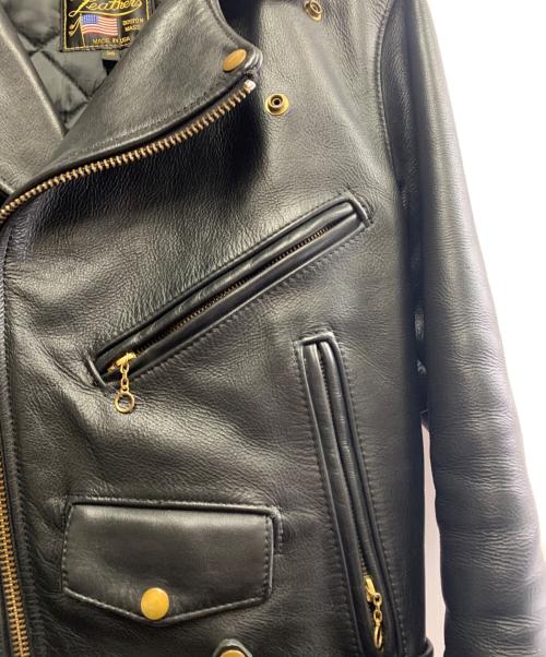 VANSON（バンソン）VANSON (バンソン) VANSON　ダブルライダースジャケット ブラック サイズ:36の古着・服飾アイテム