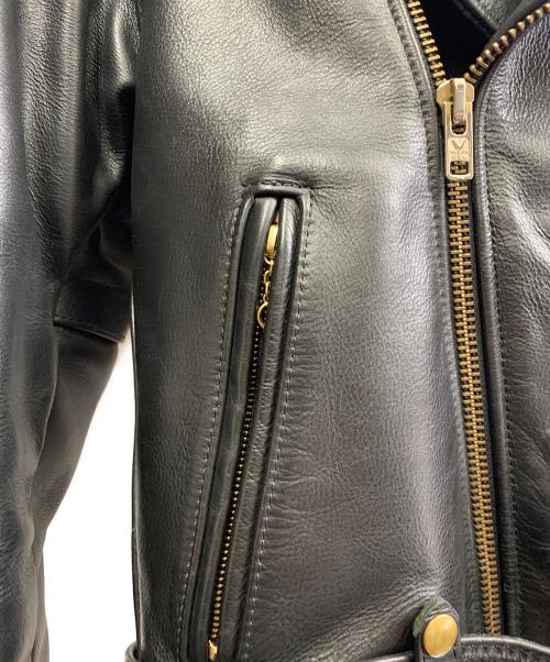 VANSON（バンソン）VANSON (バンソン) VANSON　ダブルライダースジャケット ブラック サイズ:36の古着・服飾アイテム