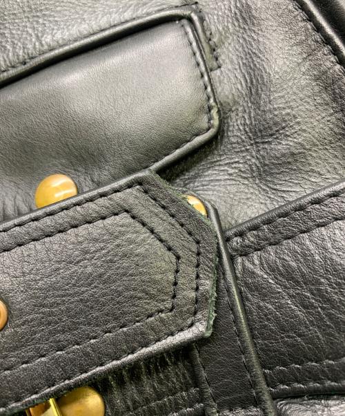 VANSON（バンソン）VANSON (バンソン) VANSON　ダブルライダースジャケット ブラック サイズ:36の古着・服飾アイテム