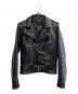 VANSON（バンソン）の古着「VANSON　ダブルライダースジャケット」｜ブラック