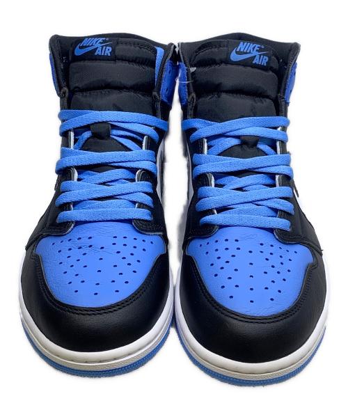 NIKE（ナイキ）NIKE (ナイキ) Air Jordan 1 Retro High OG ブルー×ブラック サイズ:UK　10 未使用品の古着・服飾アイテム