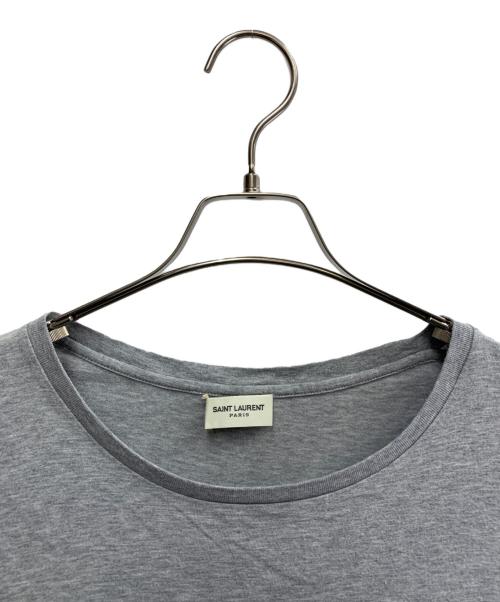 Saint Laurent Paris（サンローランパリ）Saint Laurent Paris (サンローランパリ) Saint Laurent Paris　スモールロゴ　半袖Tシャツ グレー サイズ:Lの古着・服飾アイテム