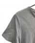 中古・古着 Saint Laurent Paris (サンローランパリ) Saint Laurent Paris　スモールロゴ　半袖Tシャツ グレー サイズ:L：9000円