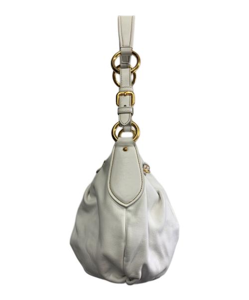 PRADA（プラダ）PRADA (プラダ) PRADA　ワンショルダーバッグ ホワイトの古着・服飾アイテム