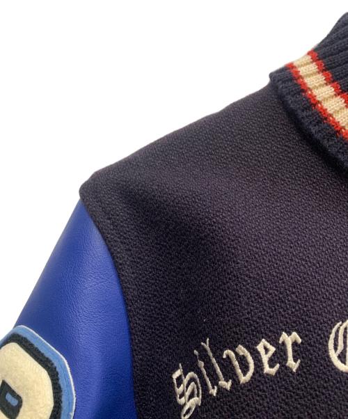WAREHOUSE（ウエアハウス）WAREHOUSE (ウエアハウス) RUGGED FACTORY (ラギッドファクトリー) WAREHOUSE×RUGGED FACTORY　bodies sporting goods　スタジャン ブルー×ネイビー サイズ:40の古着・服飾アイテム