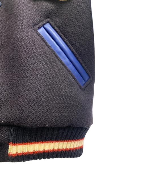 WAREHOUSE（ウエアハウス）WAREHOUSE (ウエアハウス) RUGGED FACTORY (ラギッドファクトリー) WAREHOUSE×RUGGED FACTORY　bodies sporting goods　スタジャン ブルー×ネイビー サイズ:40の古着・服飾アイテム