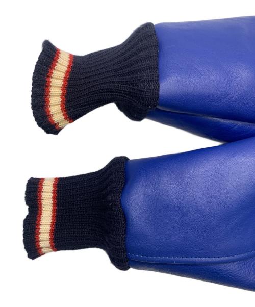 WAREHOUSE（ウエアハウス）WAREHOUSE (ウエアハウス) RUGGED FACTORY (ラギッドファクトリー) WAREHOUSE×RUGGED FACTORY　bodies sporting goods　スタジャン ブルー×ネイビー サイズ:40の古着・服飾アイテム