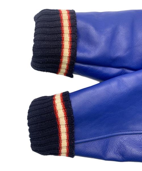 WAREHOUSE（ウエアハウス）WAREHOUSE (ウエアハウス) RUGGED FACTORY (ラギッドファクトリー) WAREHOUSE×RUGGED FACTORY　bodies sporting goods　スタジャン ブルー×ネイビー サイズ:40の古着・服飾アイテム