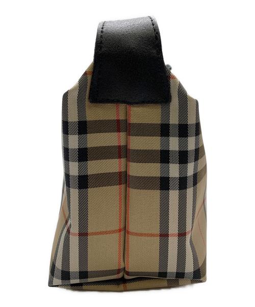 BURBERRY（バーバリー）BURBERRY (バーバリー) BURBERRY　ノバチェック　ミニポーチ/コスメポーチ ブラウンの古着・服飾アイテム
