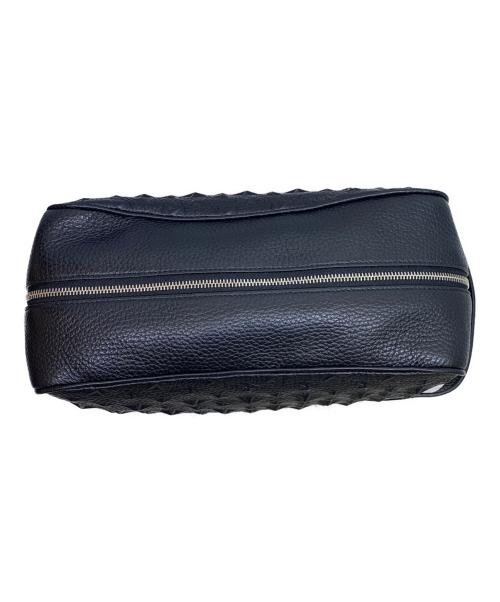 JIMMY CHOO（ジミーチュウ）JIMMY CHOO (ジミーチュウ) エンボススターハンドバッグ ブラックの古着・服飾アイテム